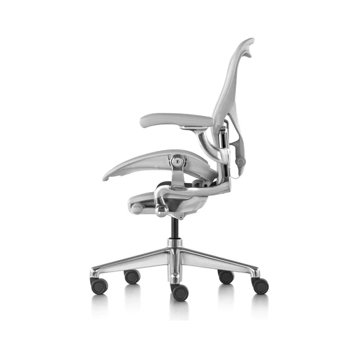 Herman Miller Aeron Chair with Mineral Frame with Polished Aluminum Base