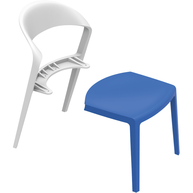 Duablock Chair  By Konfurb