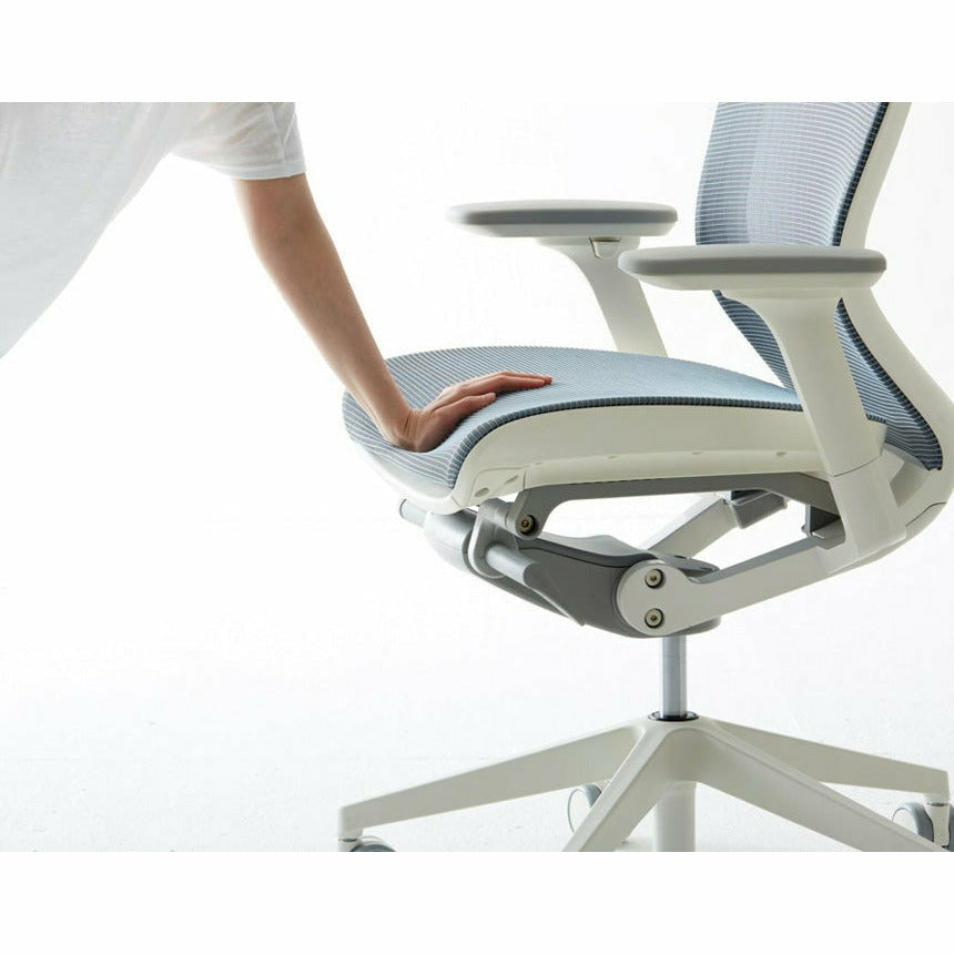 Fursys T50 Air Office Chair White Frame
