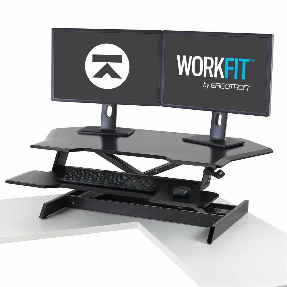 Ergotron WorkFit Corner Standing Desk Converter