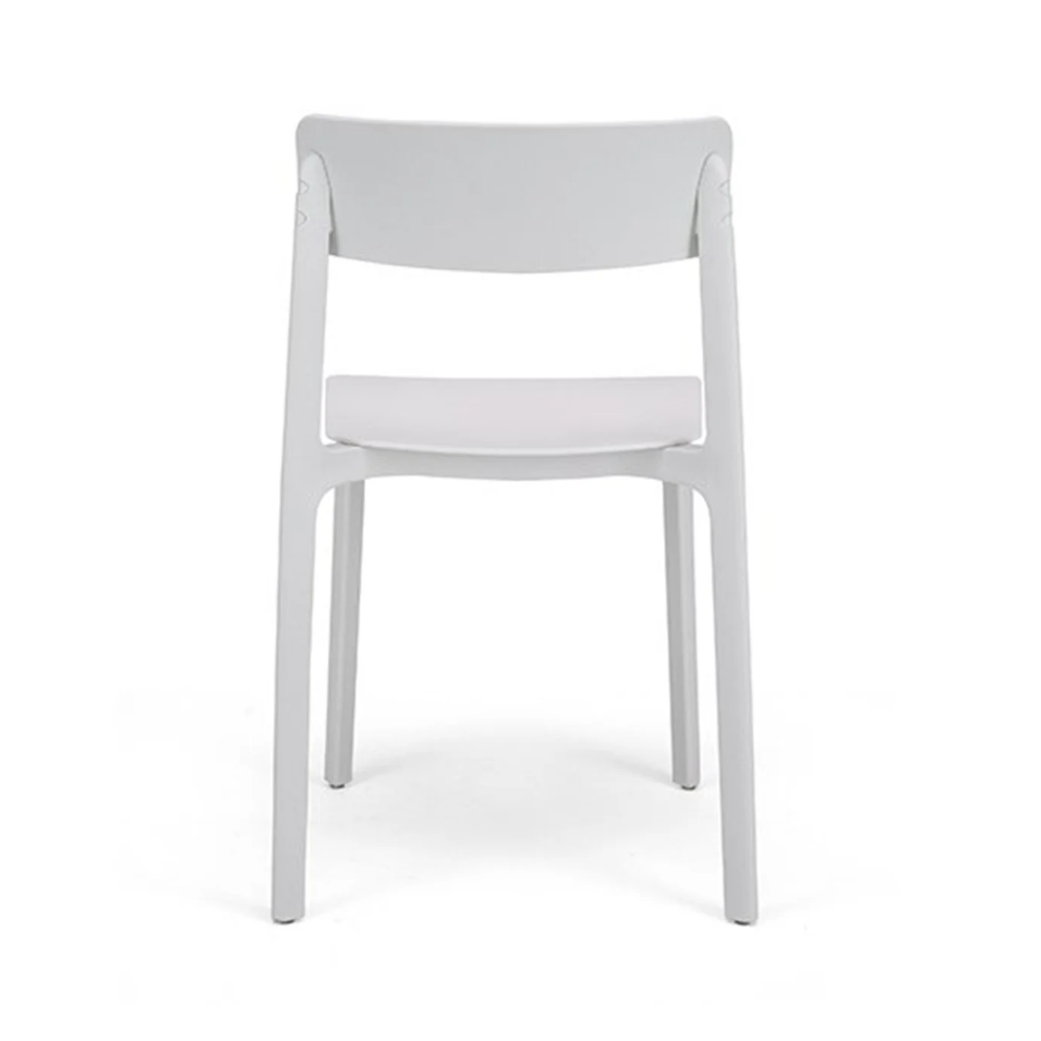 White chair on a white background