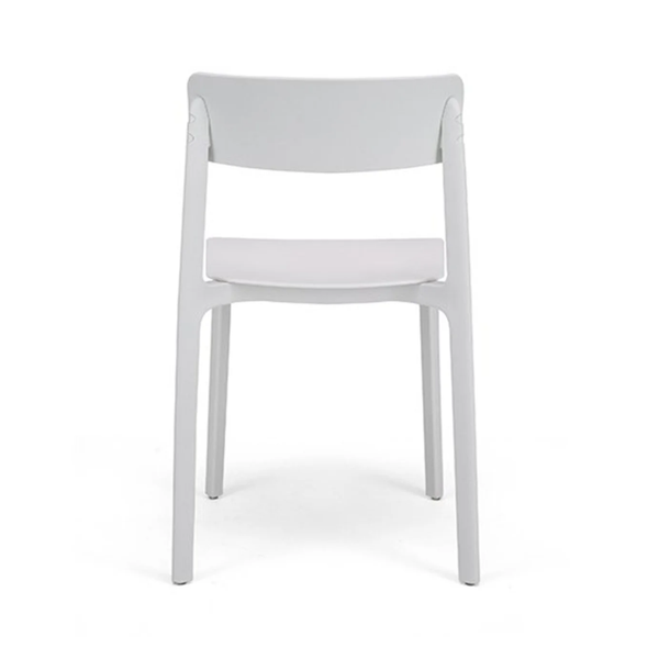 White chair on a white background