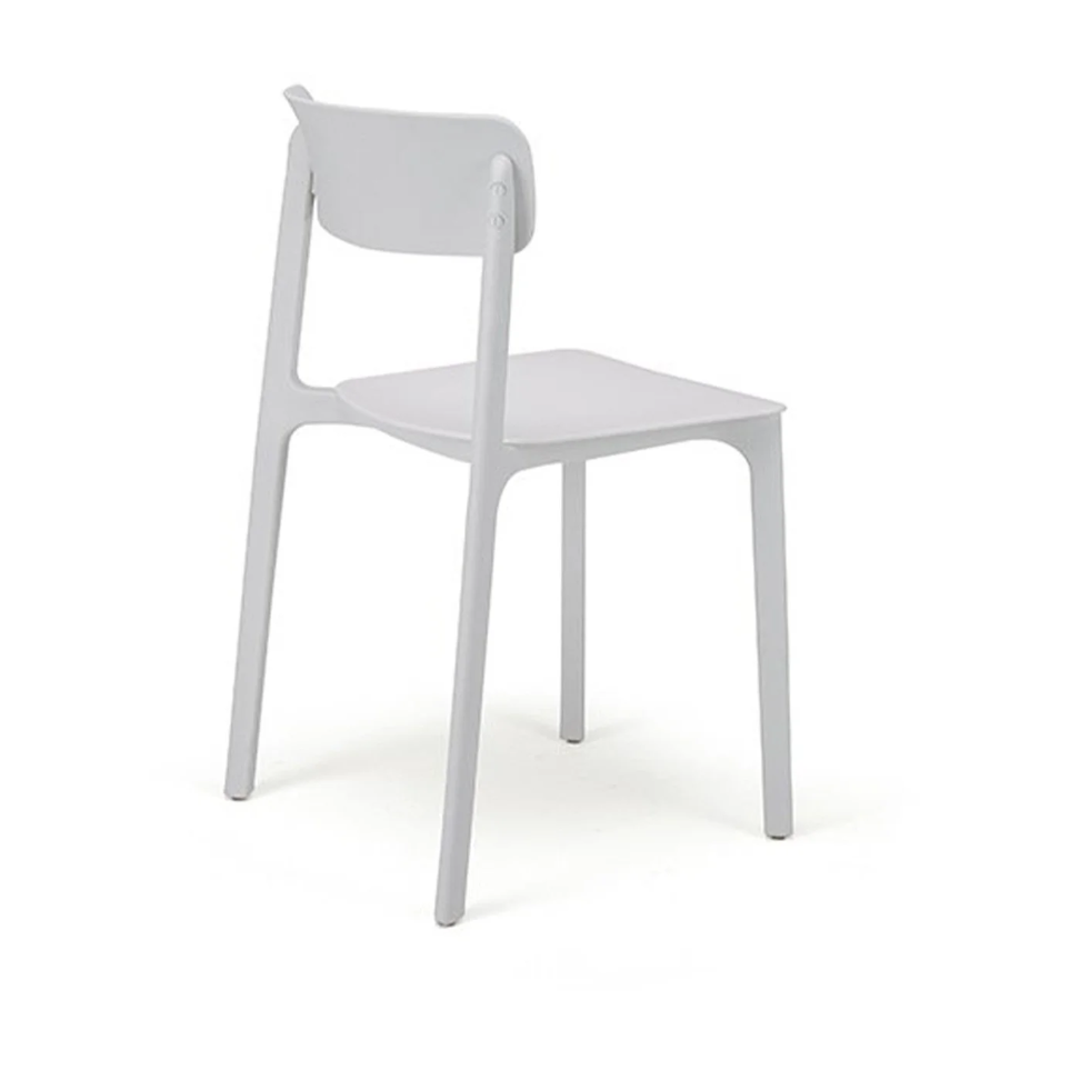 White chair on a white background