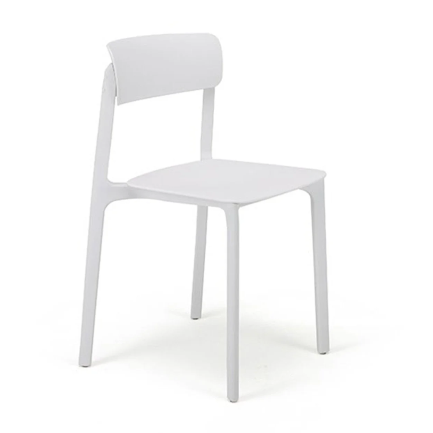 White chair on a white background