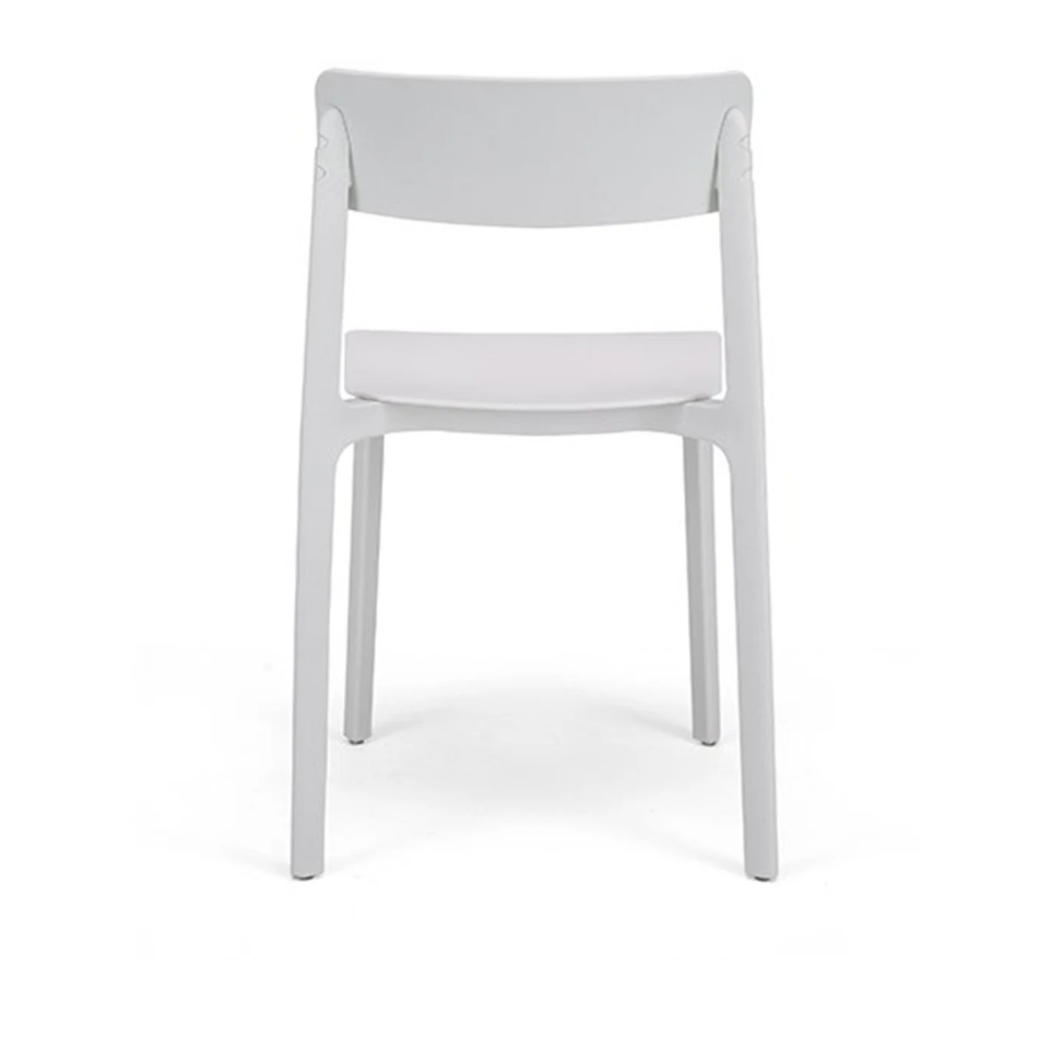 White chair on a white background