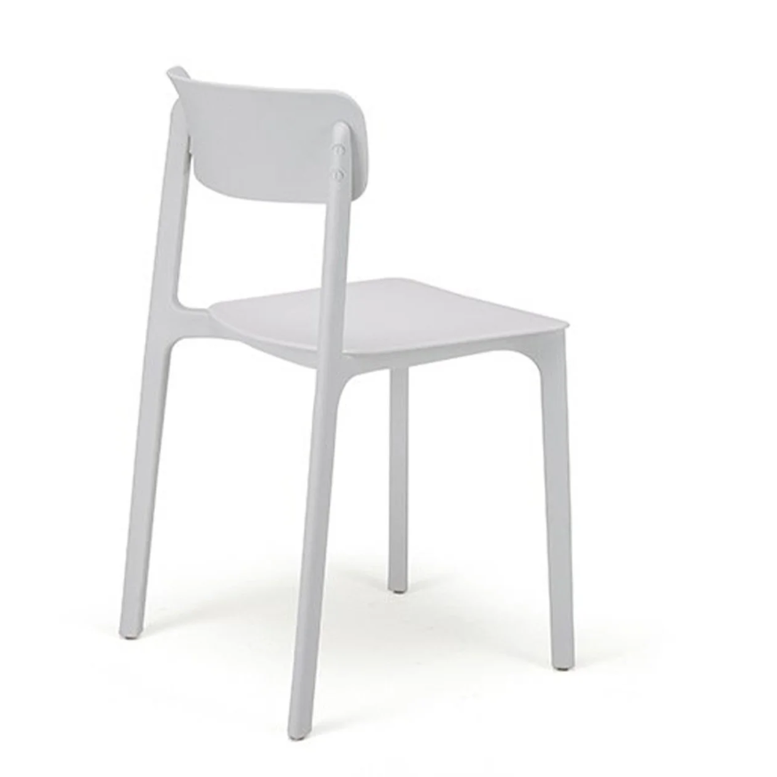 White chair on a white background