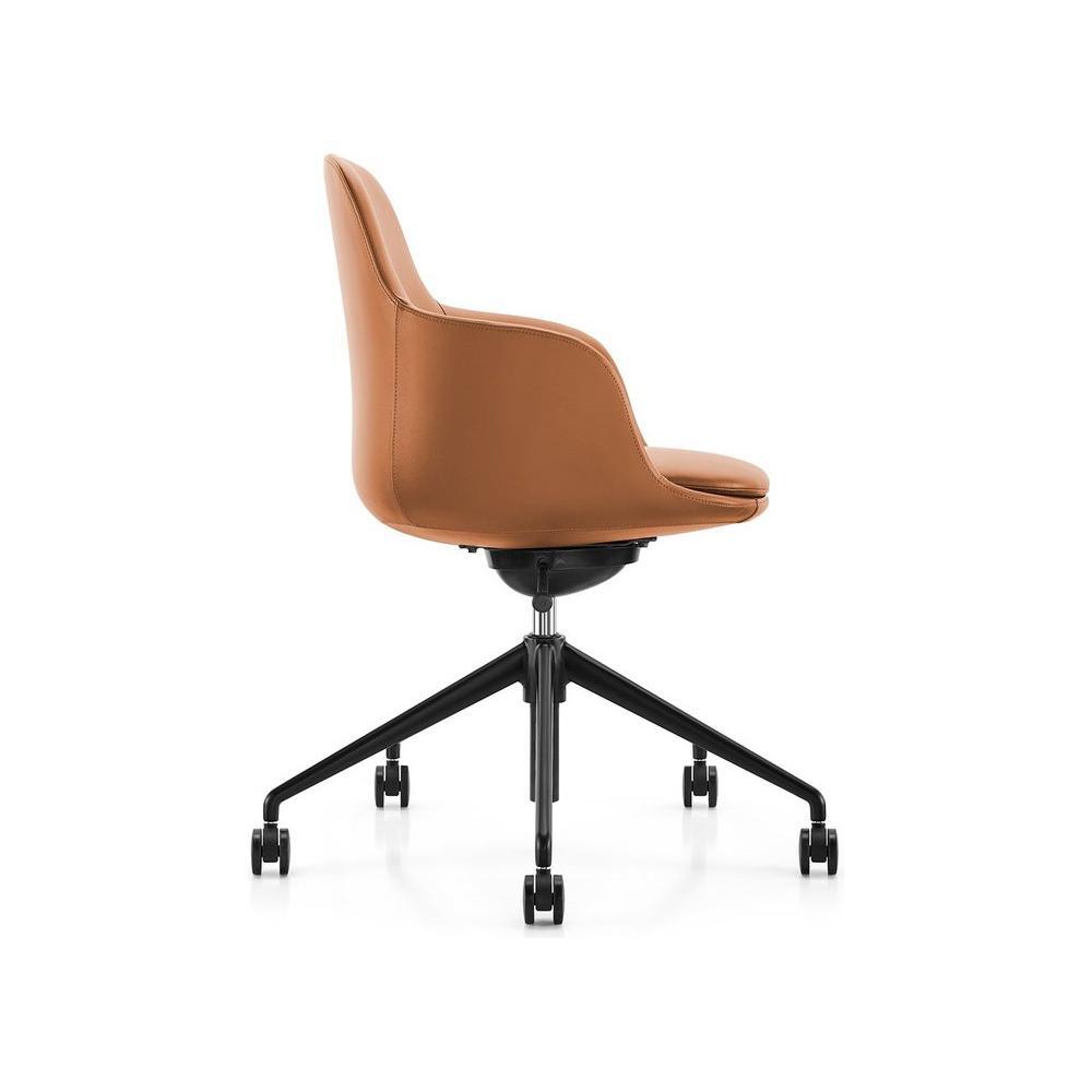 Omni Leather Meeting Chair