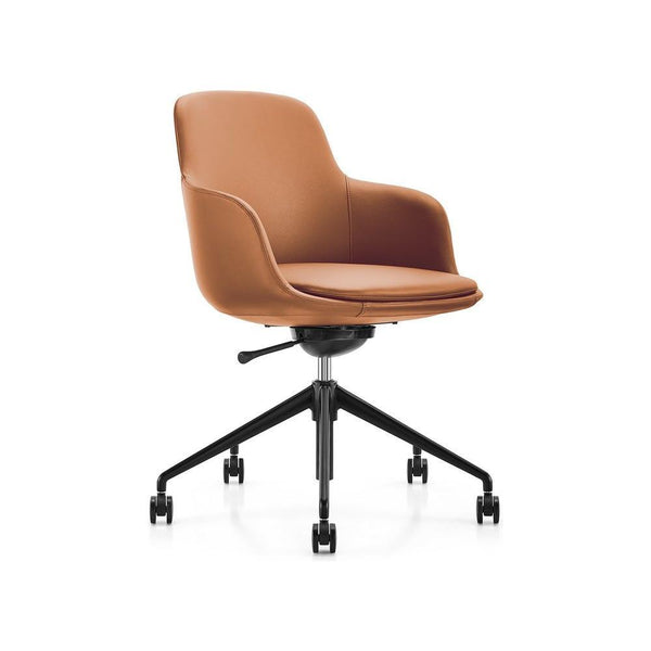 Omni Leather Meeting Chair