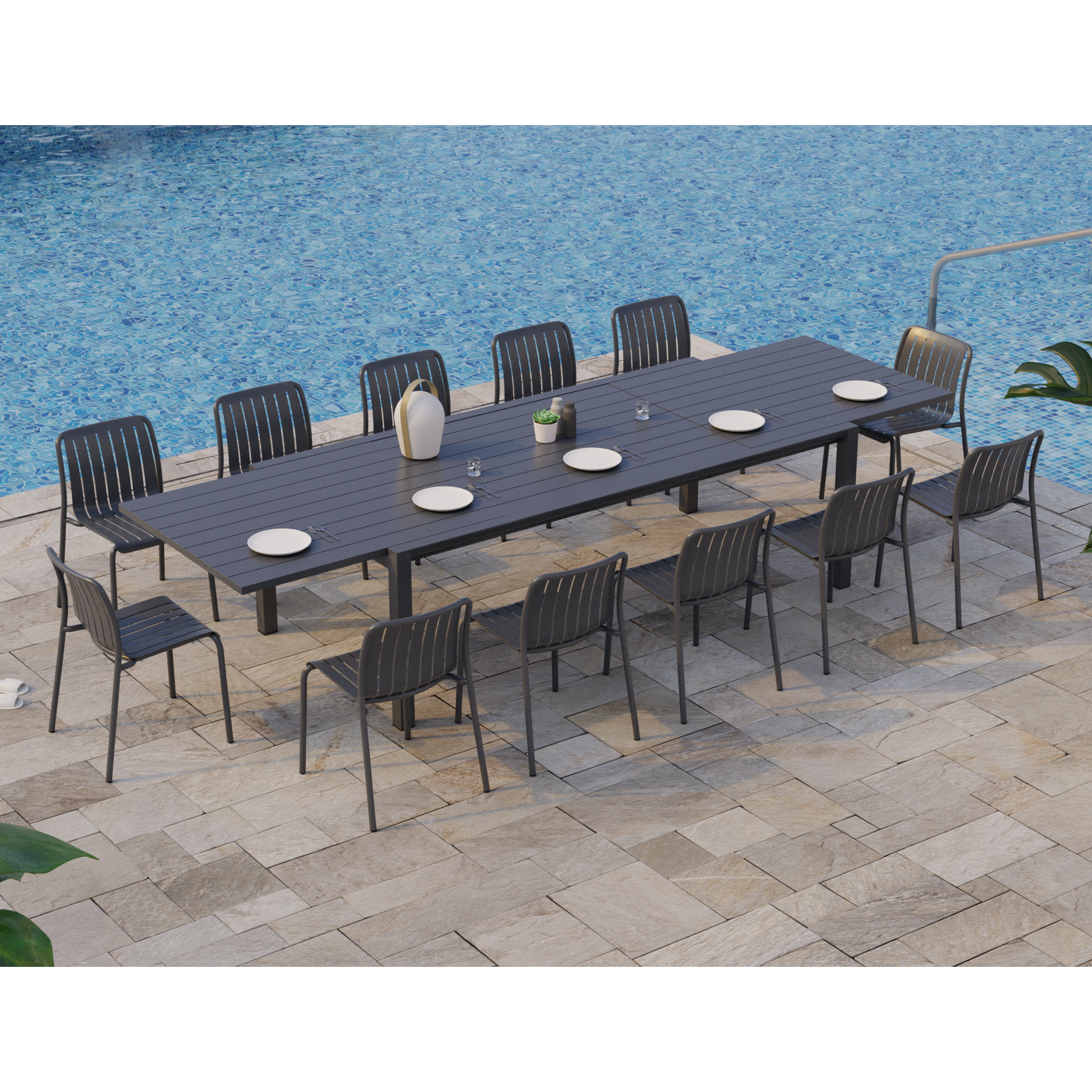 Reflect Outdoor Extendable Table
