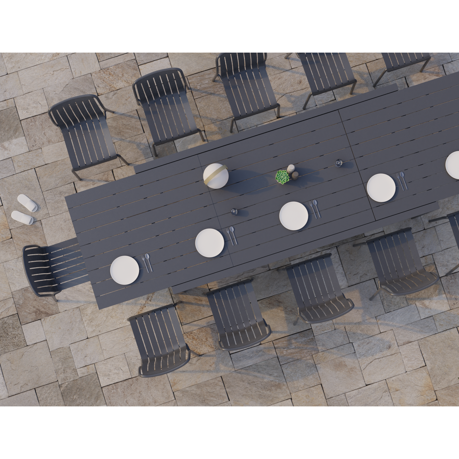 Reflect Outdoor Extendable Table