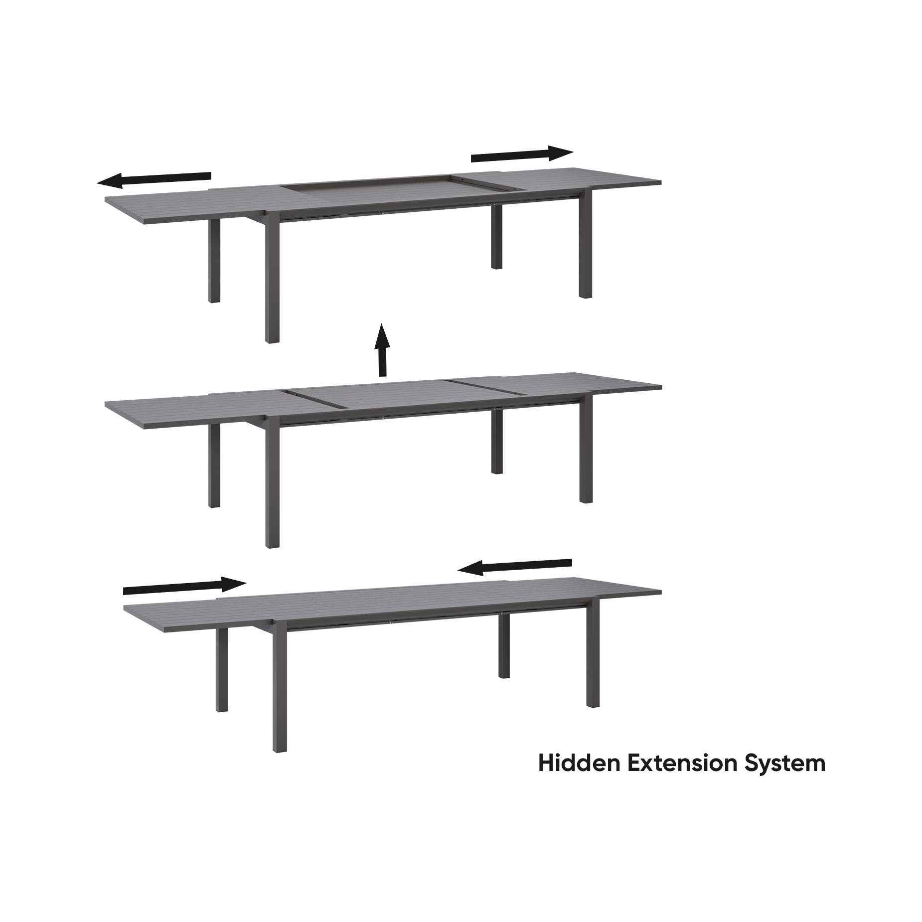 Reflect Outdoor Extendable Table