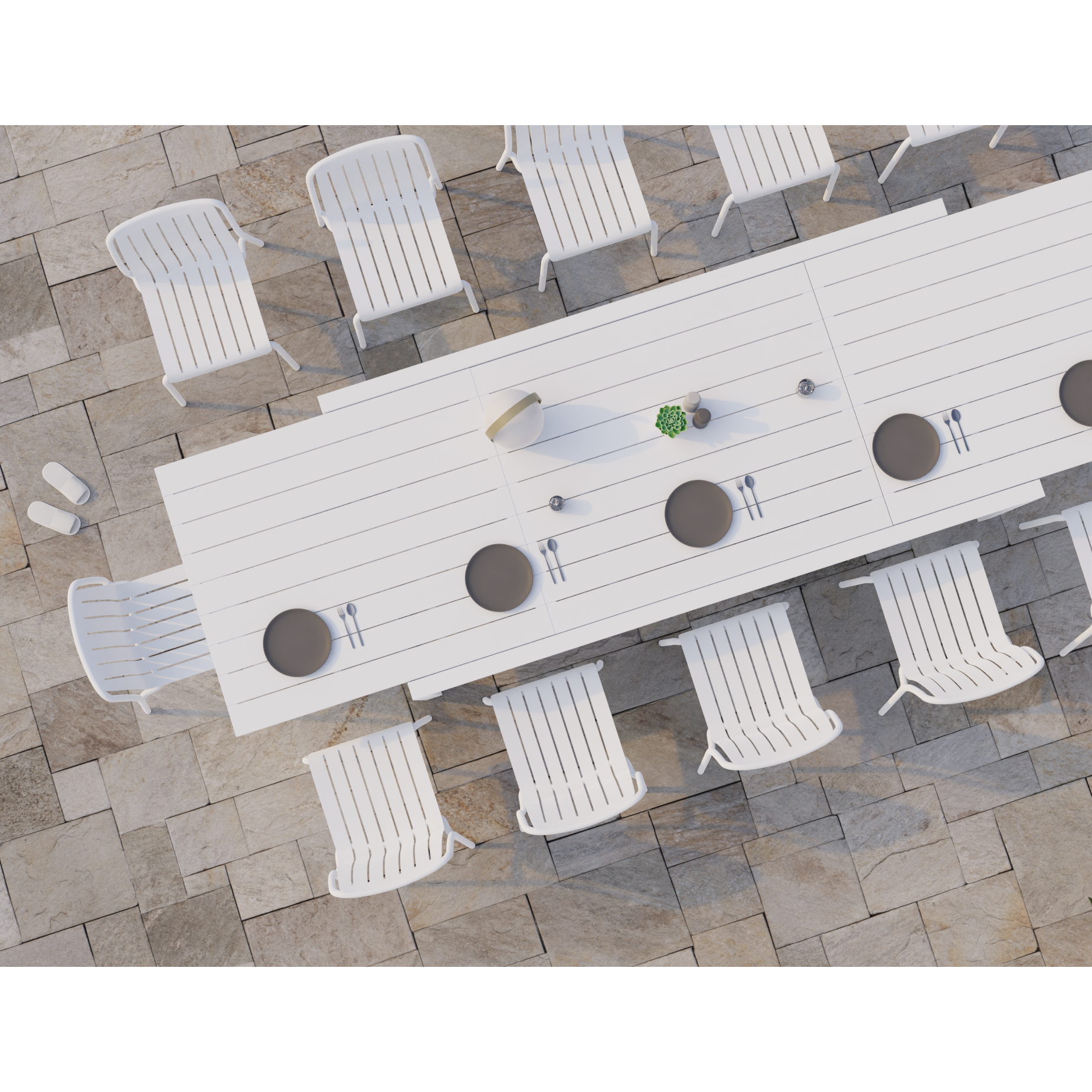 Reflect Outdoor Extendable Table
