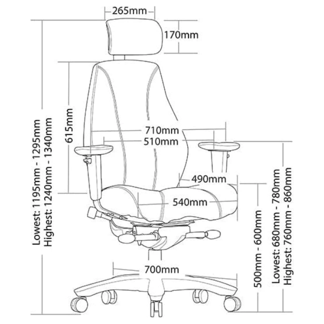 Raptor Multi Shift Heavy Duty Chair