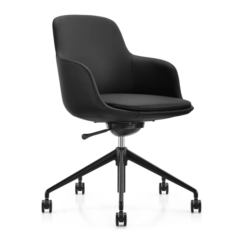 Omni Leather Meeting Chair