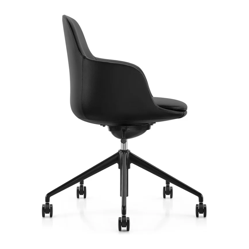 Omni Leather Meeting Chair