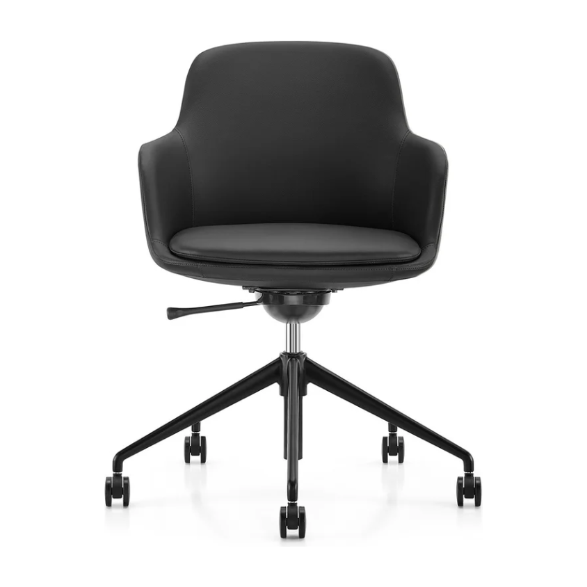 Omni Leather Meeting Chair