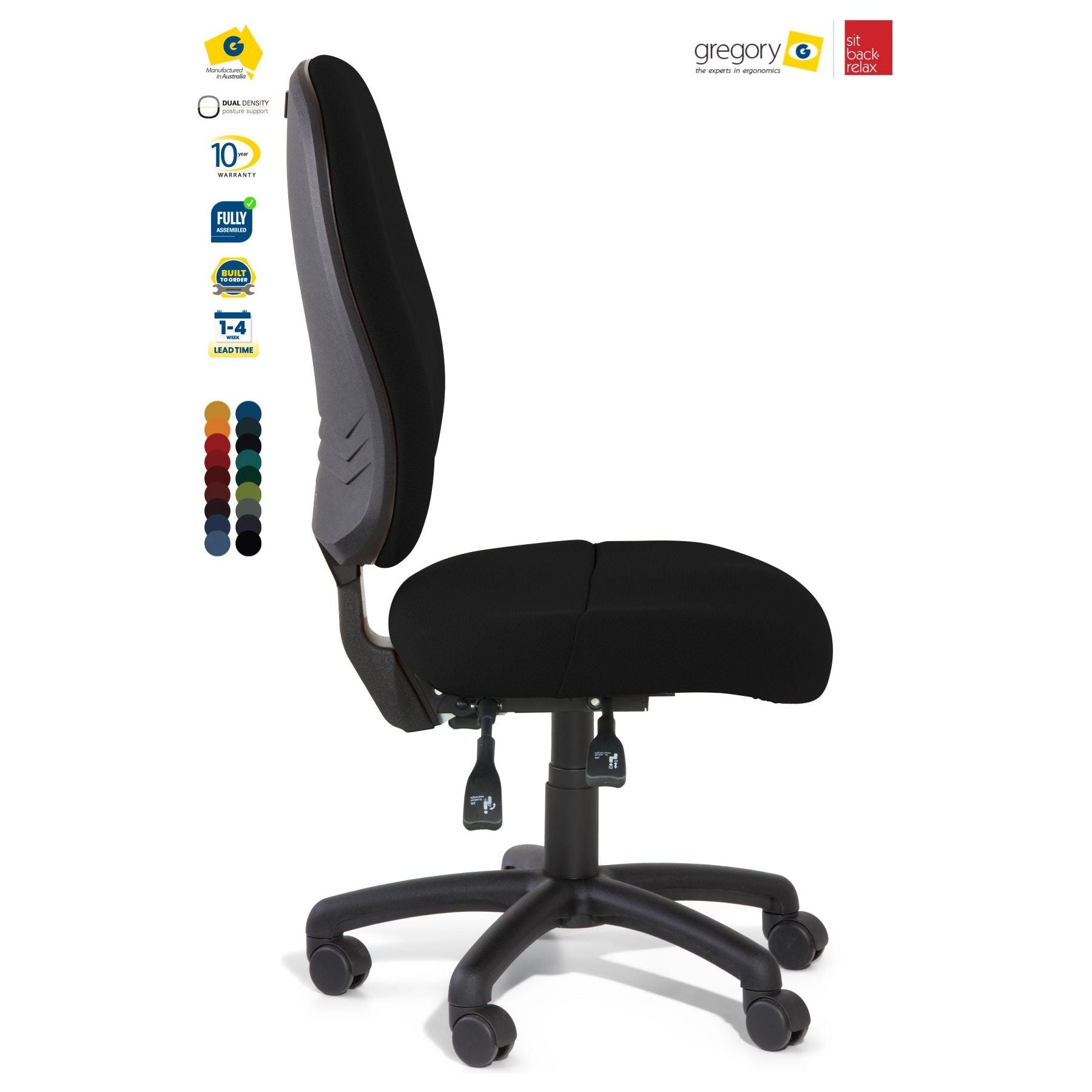 Gregory Inca 400 Heavy Duty Office Chair