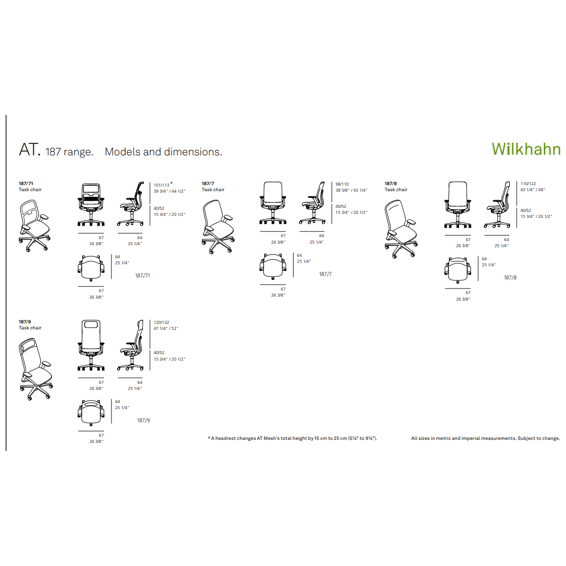 Wilkhahn AT Mesh 187 Office Chair