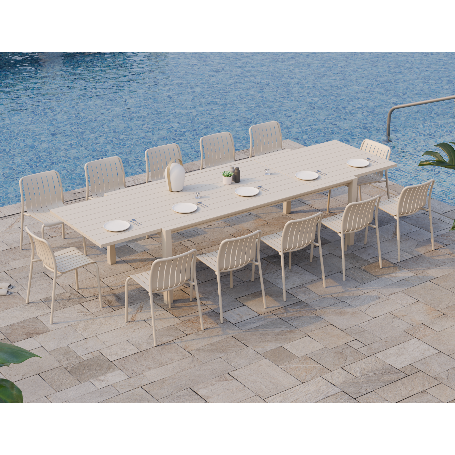 Reflect Outdoor Extendable Table