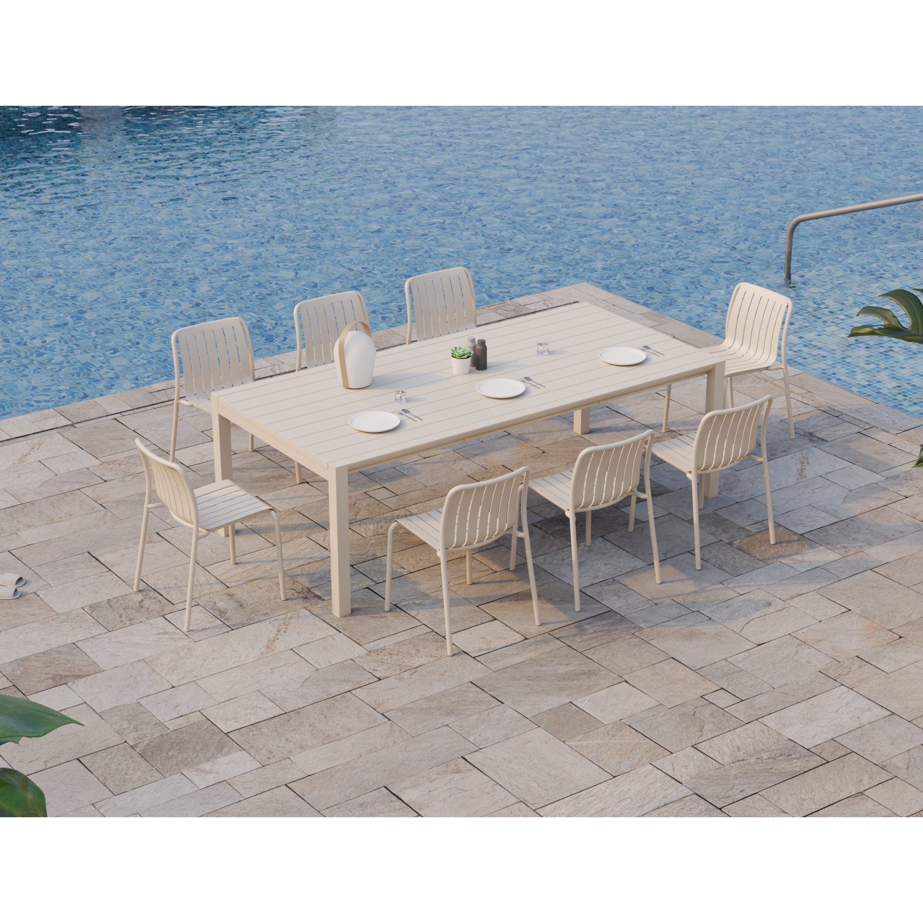 Reflect Outdoor Extendable Table