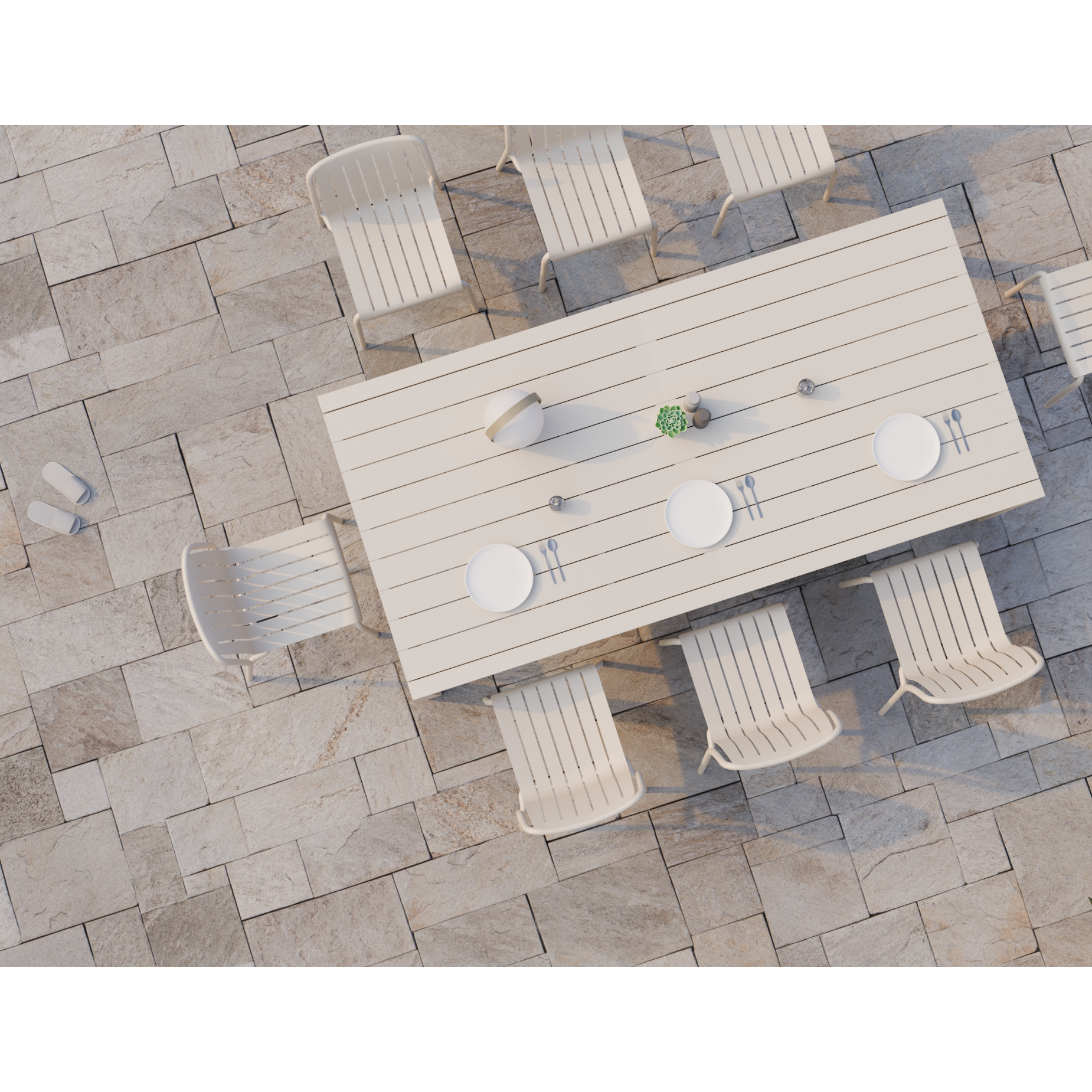 Reflect Outdoor Extendable Table