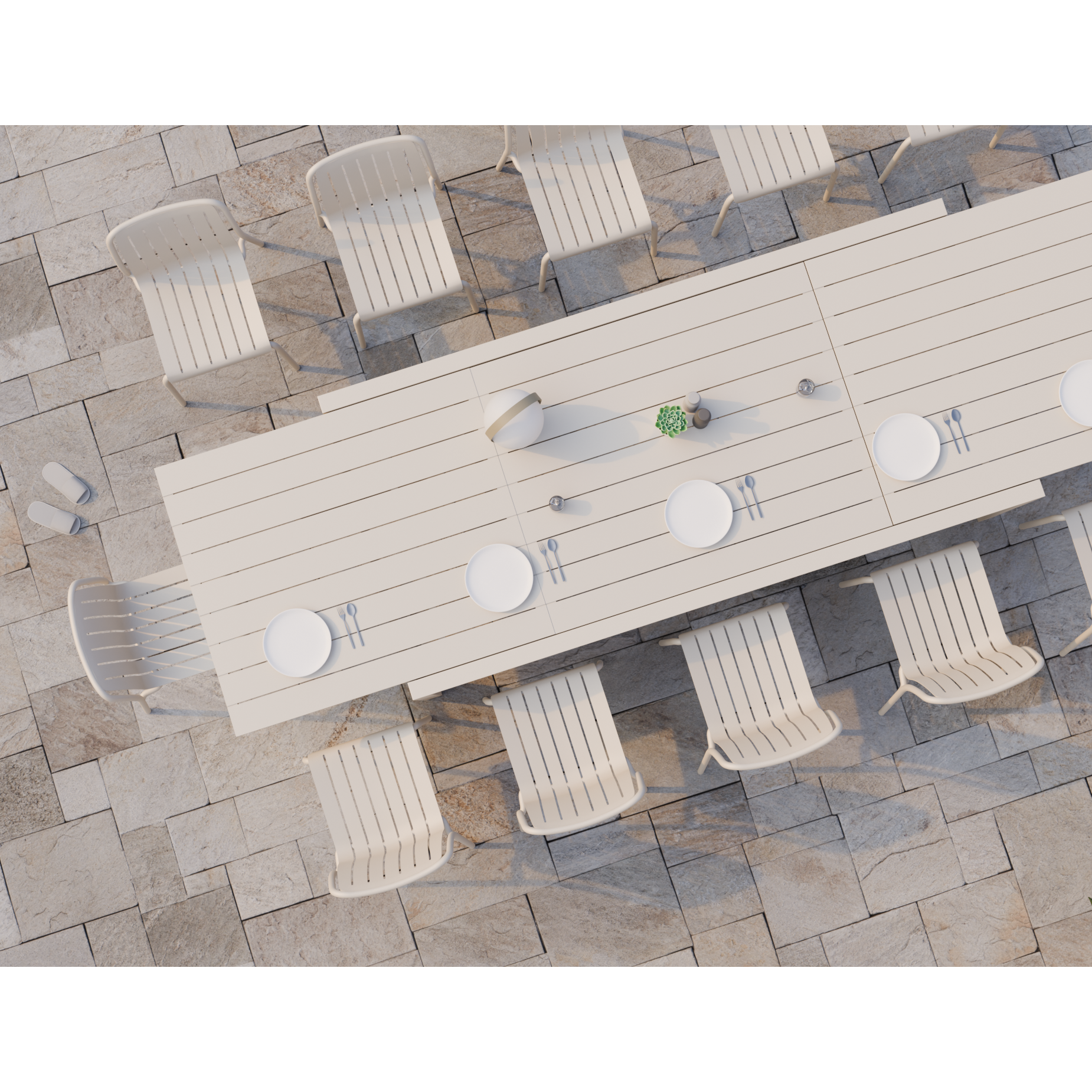 Reflect Outdoor Extendable Table
