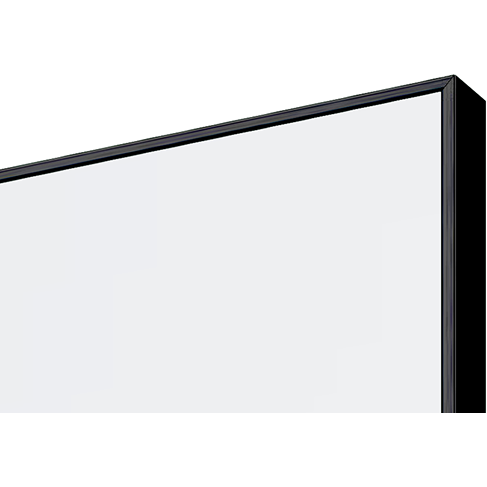 Slim Edge Projection Magnetic Porcelain Whiteboard - Coloured Edge