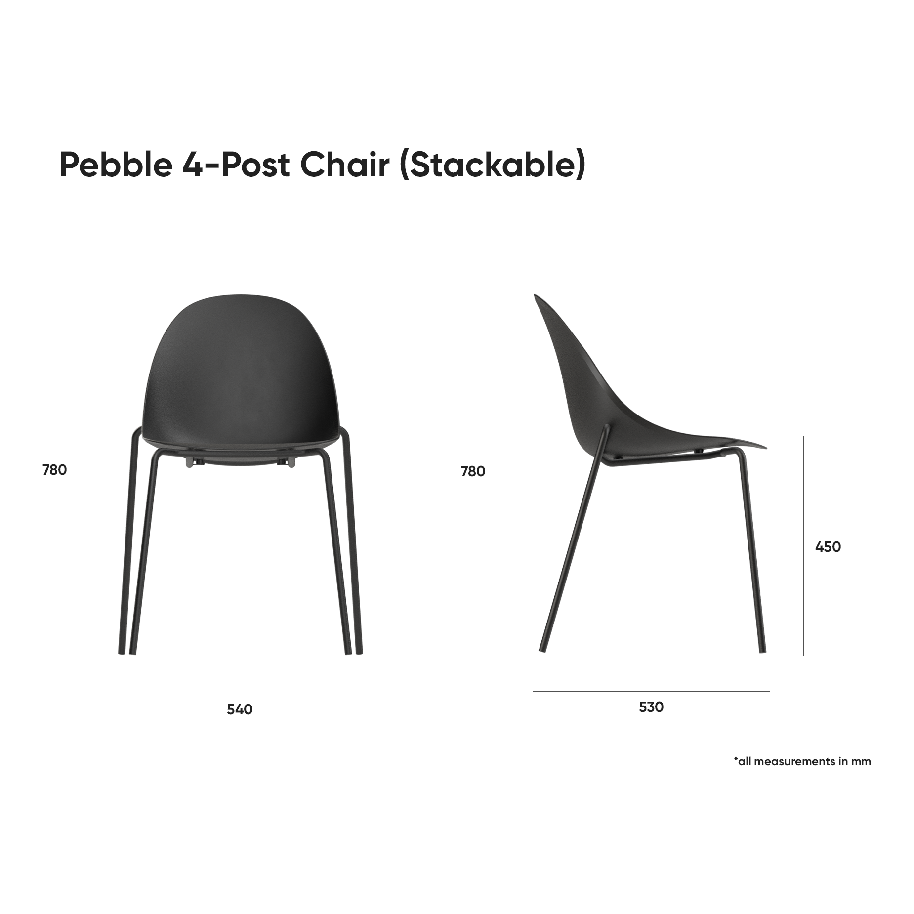 Pebble Visitor Chair