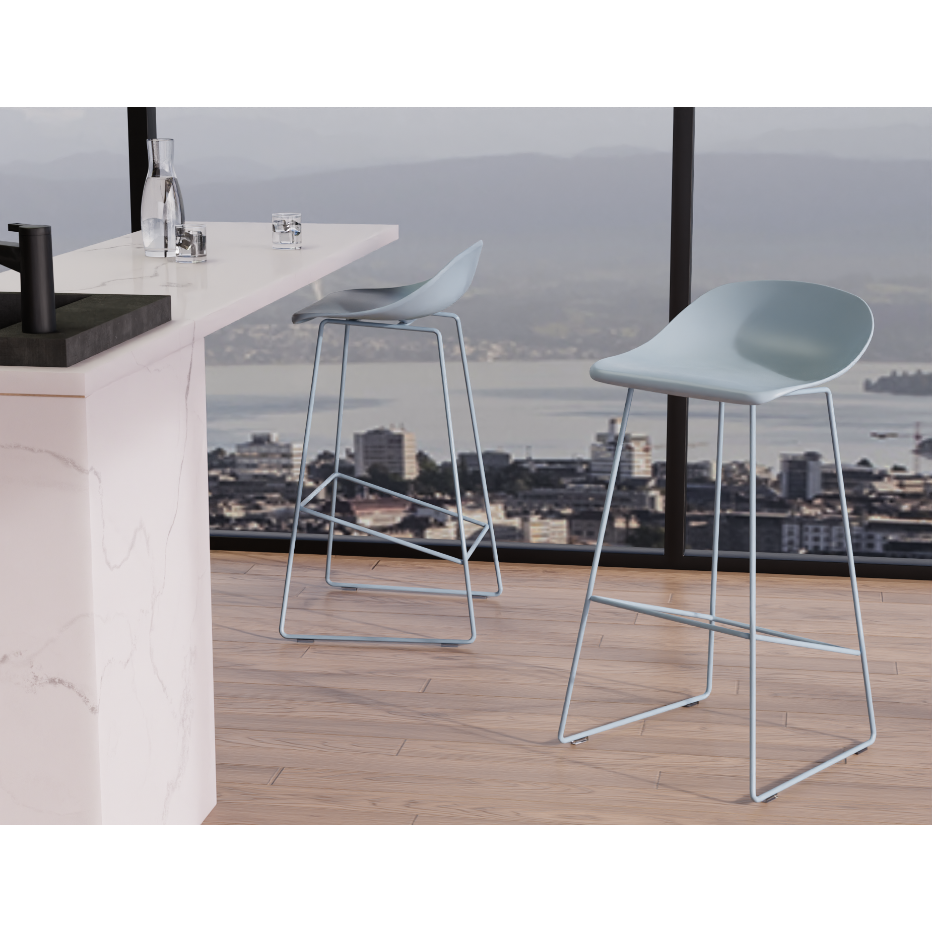 Pop Bar Stool - Polypropylene