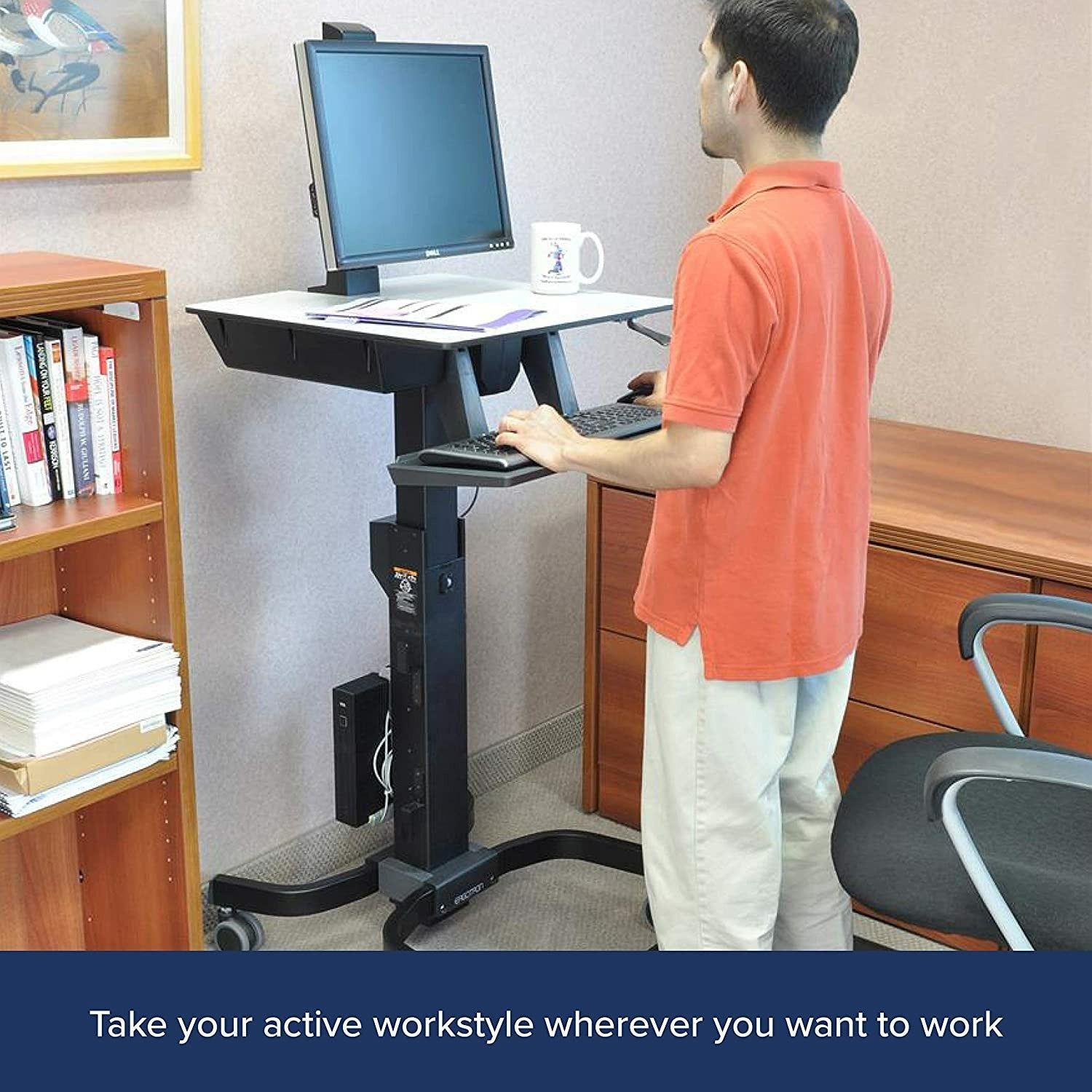 Ergotron WorkFit C  Height Adjustable Cart