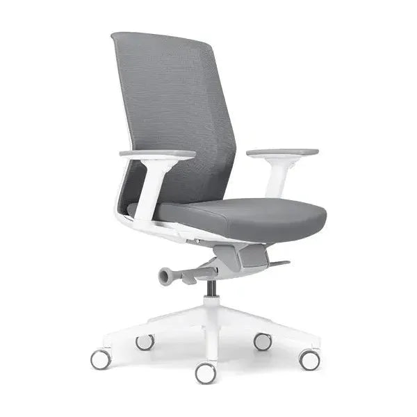 Aveya Task Chair- White Frame Chair