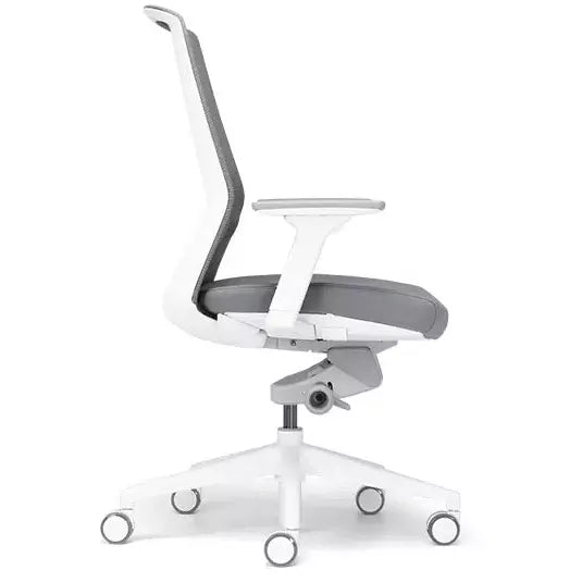Aveya Task Chair- White Frame Chair