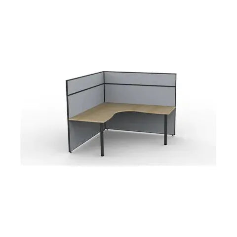 Shush30 Corner Workstation 1 person - Straight leg