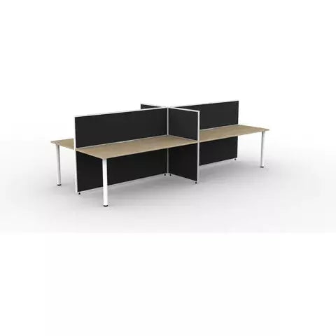 SHUSH30 Double Sided Workstation - 4 Person