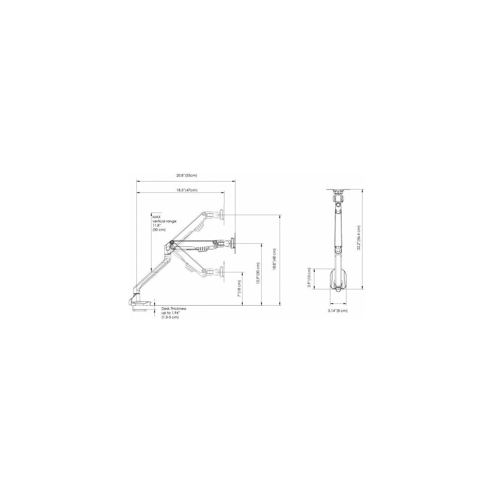 Quick Single Monitor Arm