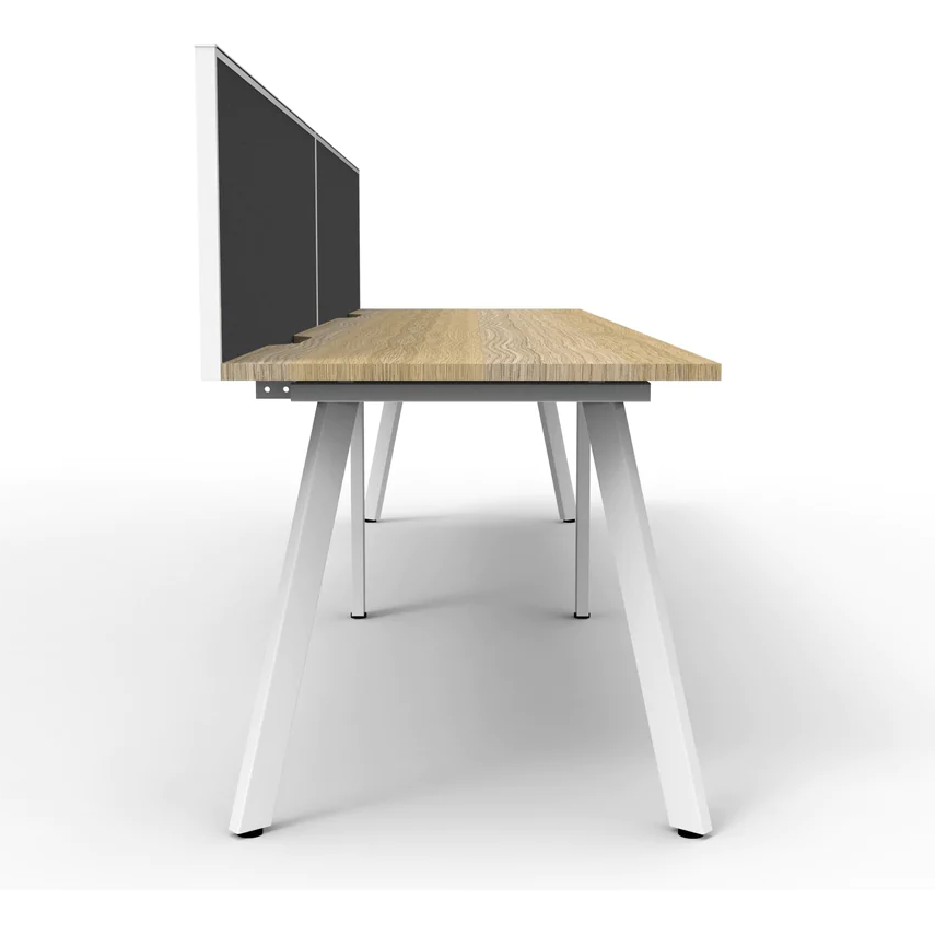 Eternity 2 Person Single Sided Workstation With Screen
