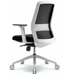 Fursys T40 Chair white Frame with Arms