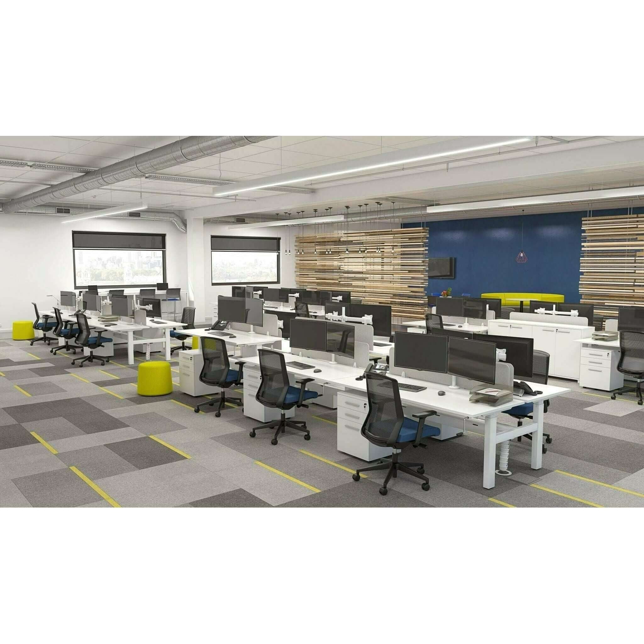 Agile Staightline Fixed Single Desk