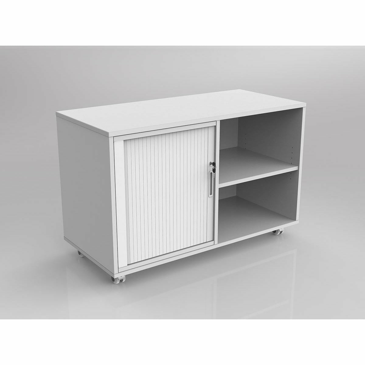 Caddy Mobile Bookcase with 1 Tambour insert