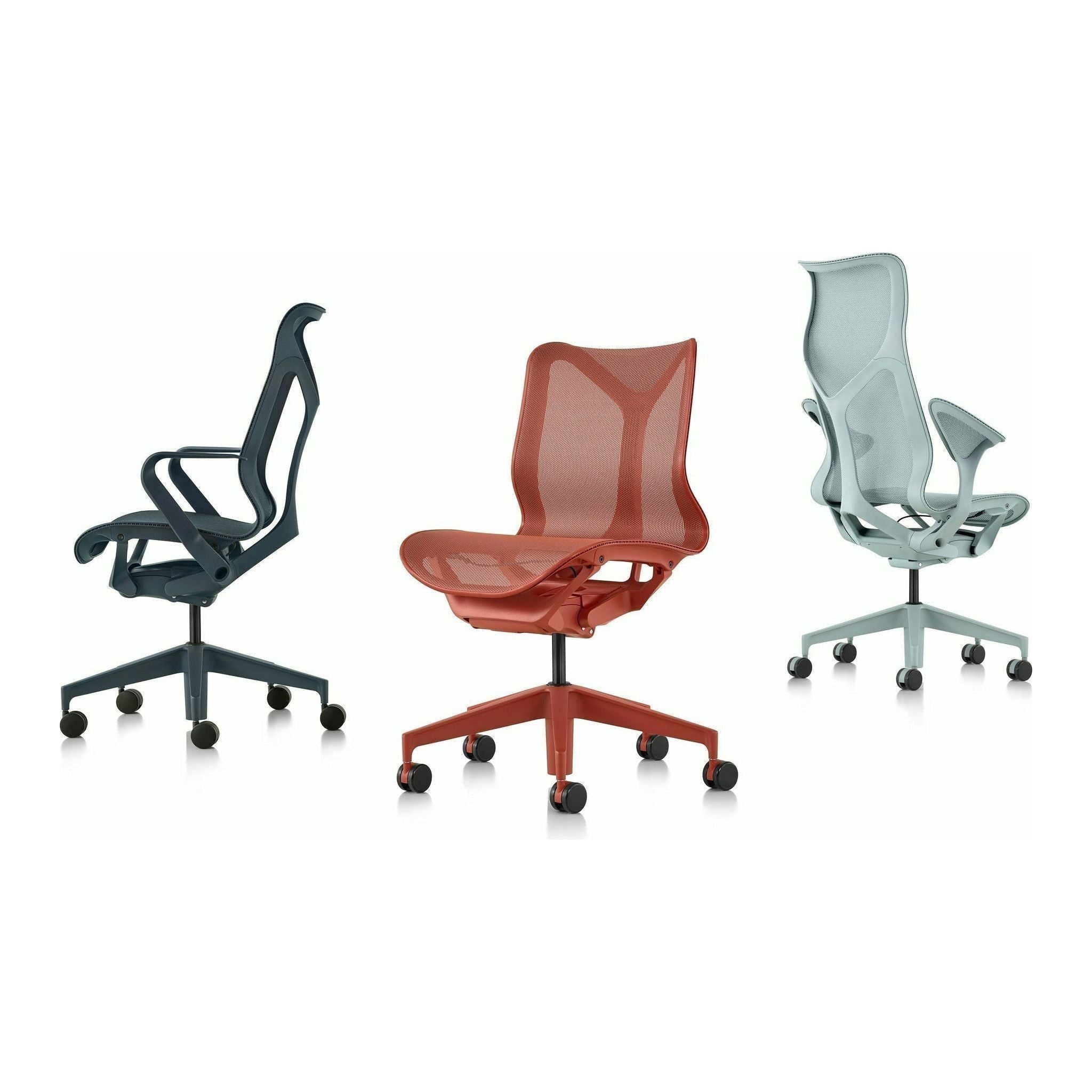 Herman Miller Cosm Chair, Canyon, Low Back, Fixed Arms