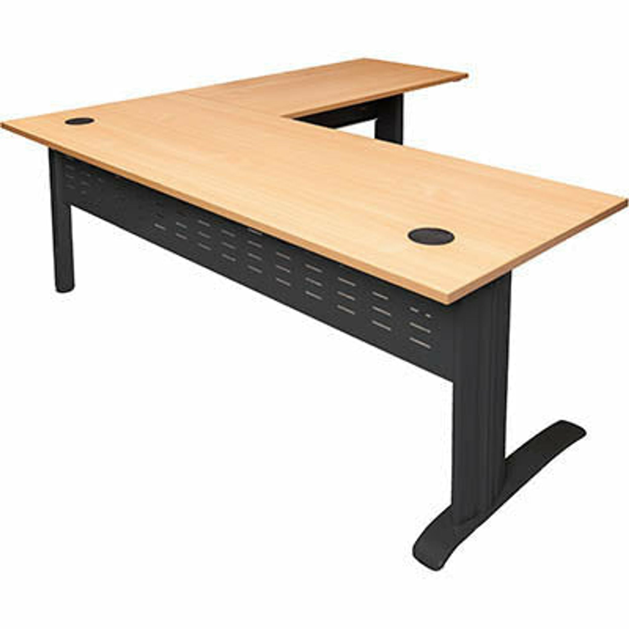 Rapid Span Single Desk & Return with Modesty Panel