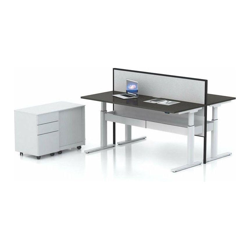 GEN-H Height Adjustable Back to Back Table System