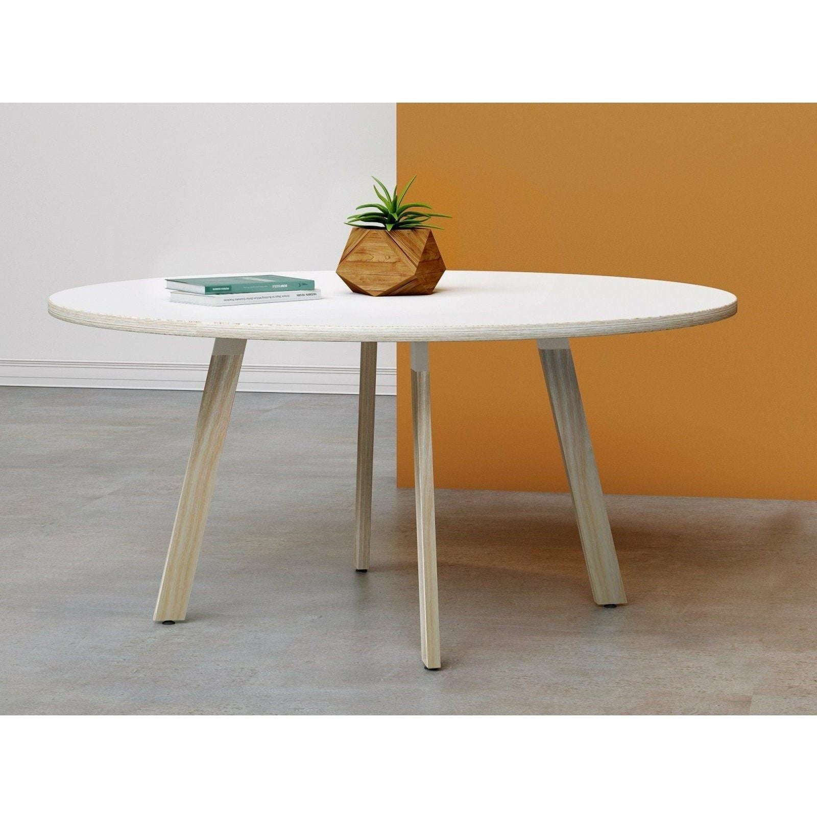 Gen X Wood Round Meeting Table