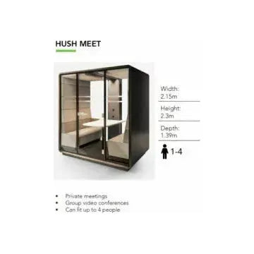 Hush Office Meet 4 Person Pod