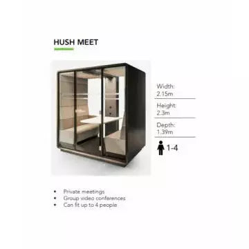 Hush Office Meet 4 Person Pod