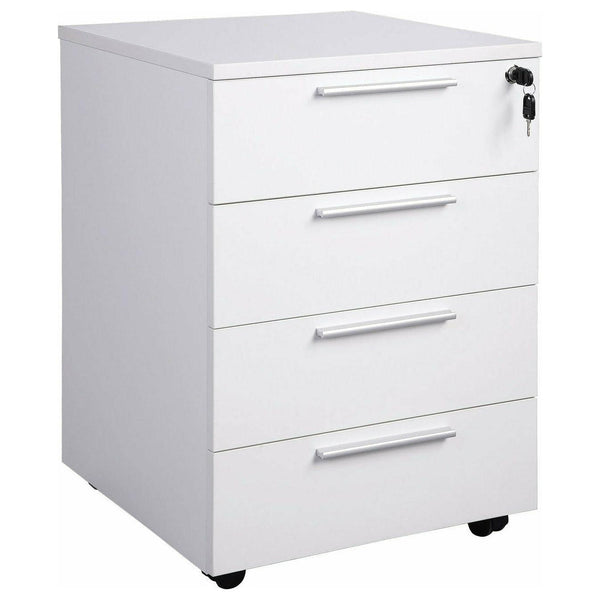 Melamine Mobile 4 Box Drawers