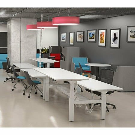 Agile Doublesided Electric Height Adjustable Workstation